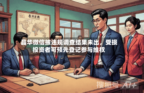 晶华微信披违规调查结果未出，受损投资者可预先登记参与维权-第3张图片