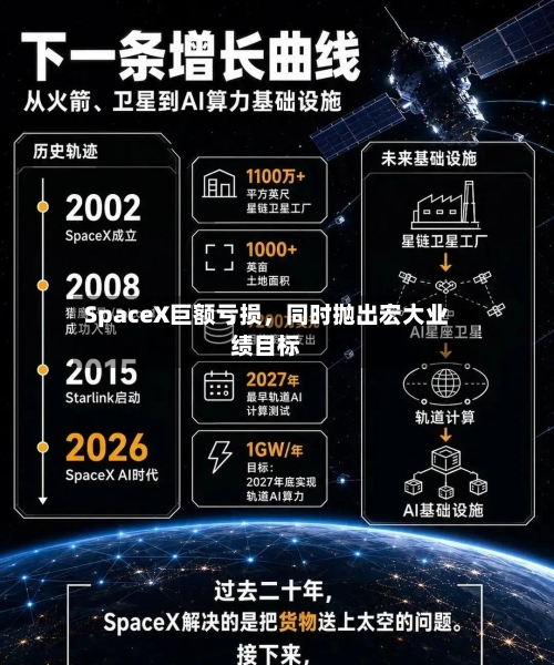 SpaceX巨额亏损，同时抛出宏大业绩目标