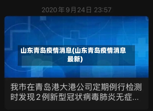 山东青岛疫情消息(山东青岛疫情消息最新)-第3张图片