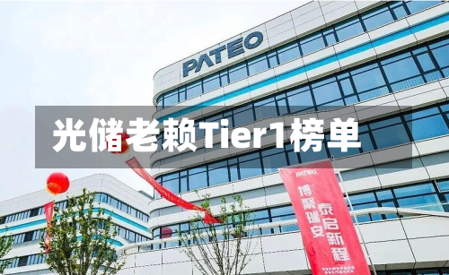 光储老赖Tier1榜单