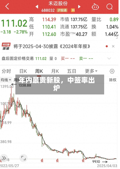 年内最贵新股	，中签率出炉-第2张图片