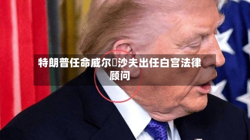 特朗普任命威尔・沙夫出任白宫法律顾问