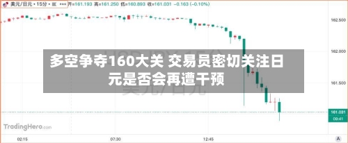 多空争夺160大关 交易员密切关注日元是否会再遭干预