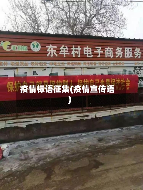 疫情标语征集(疫情宣传语)