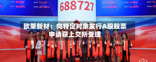 欧莱新材：向特定对象发行A股股票申请获上交所受理-第2张图片