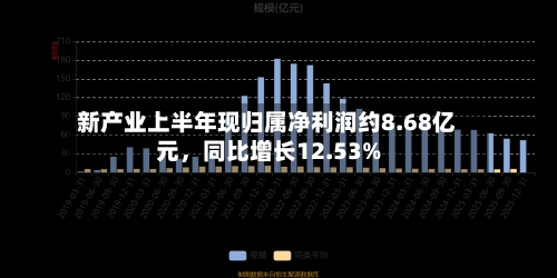 新产业上半年现归属净利润约8.68亿元	，同比增长12.53%-第2张图片