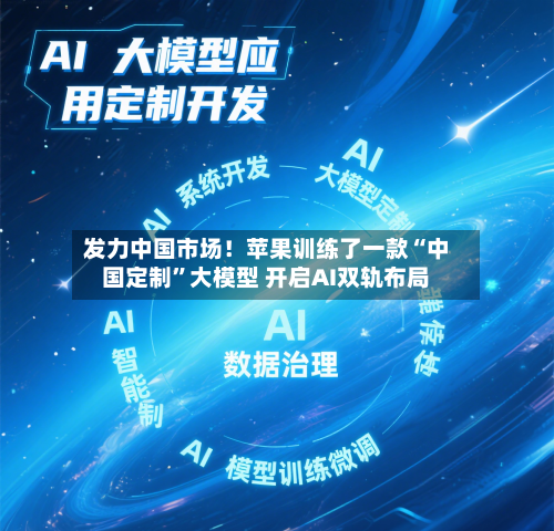 发力中国市场！苹果训练了一款“中国定制	”大模型 开启AI双轨布局-第2张图片