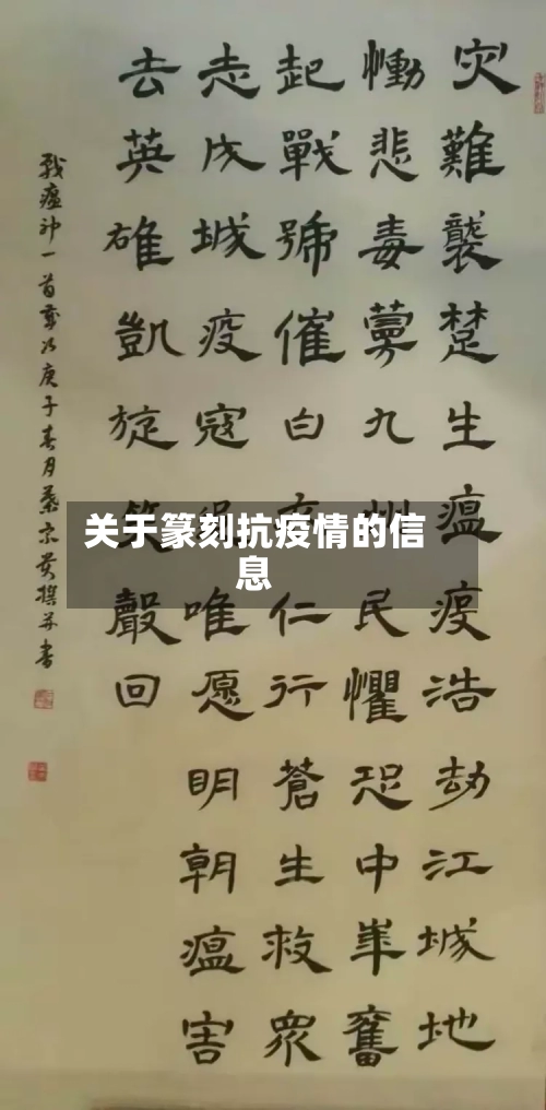 关于篆刻抗疫情的信息-第3张图片