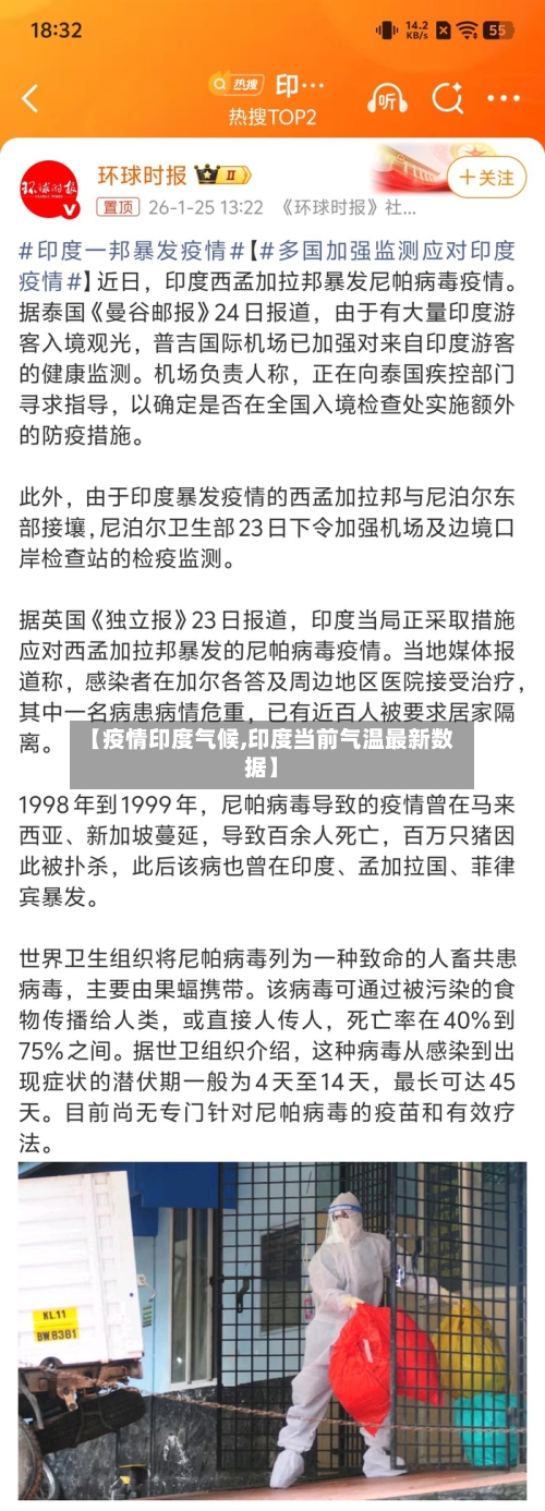 【疫情印度气候,印度当前气温最新数据】