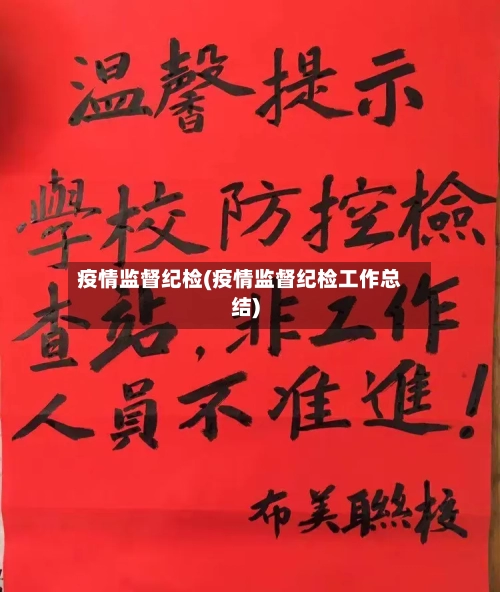 疫情监督纪检(疫情监督纪检工作总结)